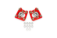 BMR 94-04 Ford Mustang Steel Caster Camber Plates - Red