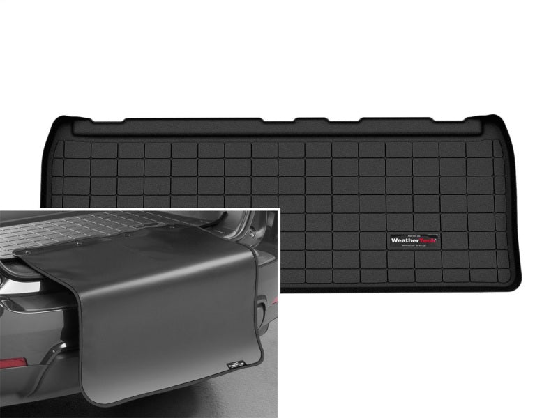WeatherTech 22-23 Kia Carnival Cargo With Bumper Protector - Black