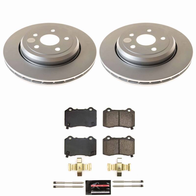Power Stop 18-26 Dodge Durango Rear Z23 Coated Brake Kit