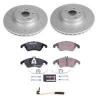 Power Stop 12-15 Mercedes-Benz C250 Front Euro-Stop Brake Kit
