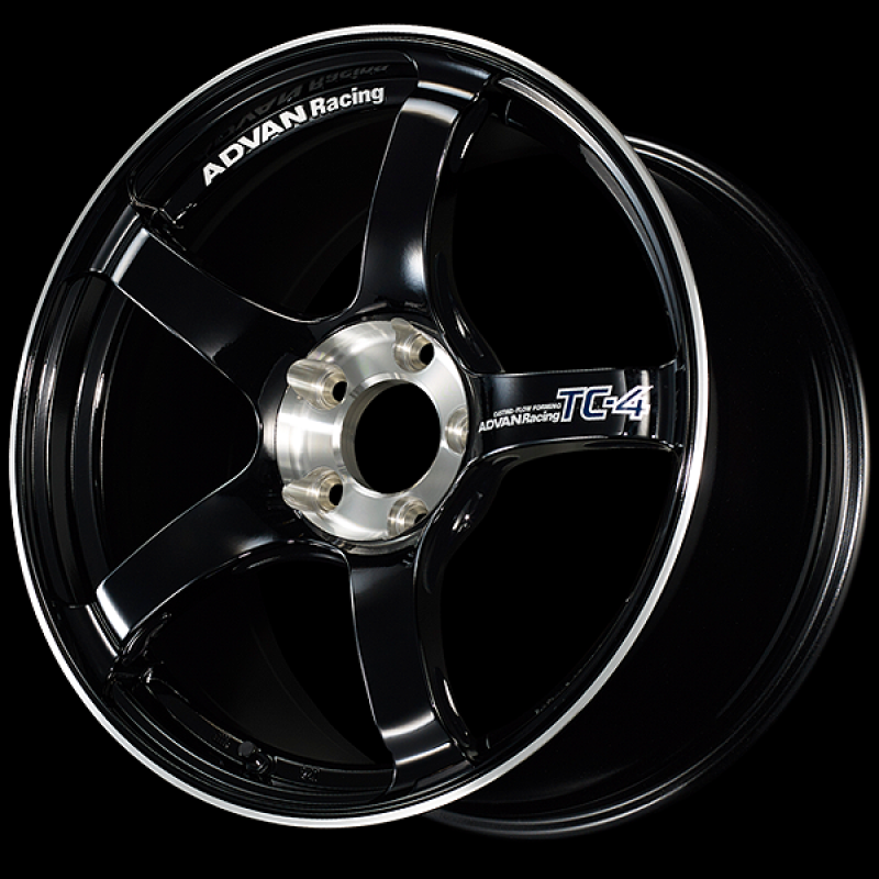 Advan TC-4 SE 16x6.5 / +37 Offset / 4x100 / 63mm Bore / Racing Gloss Black and Diamond Cut