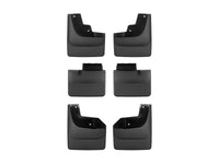 WeatherTech 21-22 Ford F-150 Raptor No Drill MudFlaps (Front + Mid + Rear Set) - Black