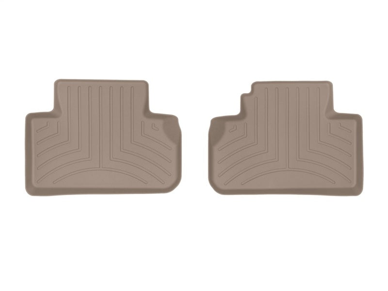 WeatherTech 2019+ Audi Q5 Rear 2nd Row (2-Piece Floor Liner)- Tan