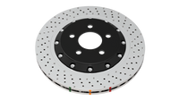 DBA 16-20 Lexus GS F Front 5000 Series Cross Drilled Rotor w/Silver Hat