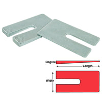 SPC Performance ZINC SHIMS 2.5x5x0.5 deg.