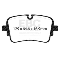 EBC 2020+ Audi A8 Quattro (D5) 3.0TT Yellowstuff Rear Brake Pads