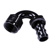 Russell 12AN Twist-Lok 150 Degree Hose End - Black