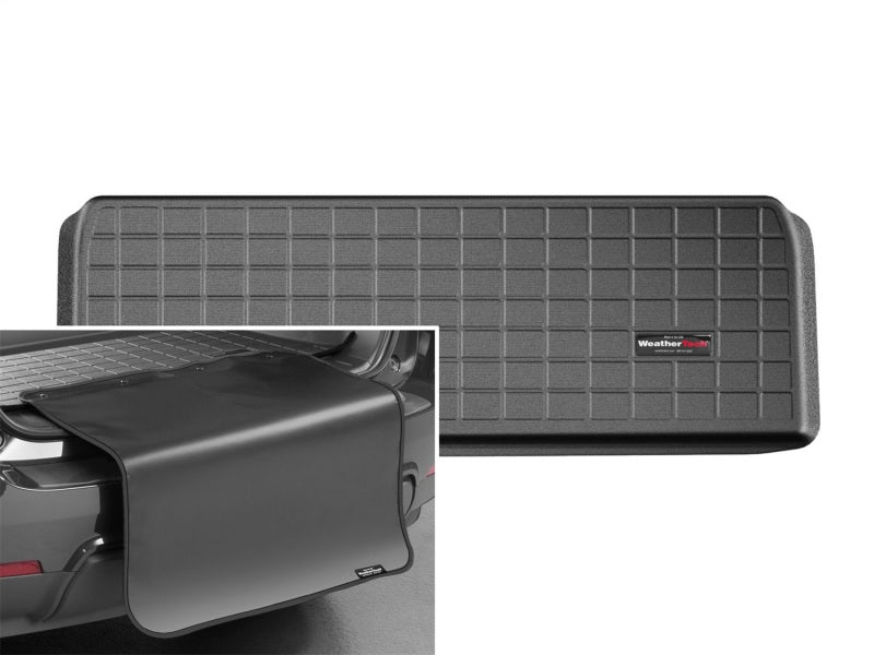 WeatherTech 15-18 Kia Sedo Cargo Liner w/Bumper Protector - Black