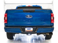 AWE 21-25 Ford F150 (14th Gen Reg Cab) Cat-Back Exhaust - 4.5in Dual Side Exit Diamond Black Tips