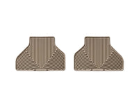 WeatherTech 07-13 BMW X5 Rear Rubber Mats - Tan