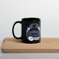 Yerview Black Glossy Mug