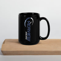 Yerview Black Glossy Mug