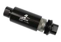 Aeromotive In-Line Filter - (AN -10 Male) 10 Micron Fabric Element Bright Dip Black Finish