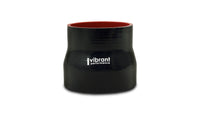 Vibrant Silicone Reducer Coupler 2.375in ID x 2.00in ID x 3.00in Long - Black