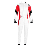 Sparco Suit Competition (Boot Cuff) 62 White/Red