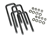 Superlift U-Bolt 4 Pack 5/8x2-1/2x15 Square w/ Hardware