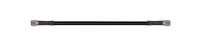 Goodridge 10in Universal Brake Line Assembly w/SS Fittings & Black Hose