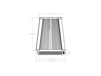 aFe Magnum FORCE Intake Replacement Air Filter w/ D2 Media 5-1/2in F x7in B x5-1/2in T x8in H