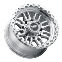 Weld Off-Road Swift 17x9in - 8x180 BP - ET-12 - 124.3mm CB - Gloss Silver Machined Wheel & Ring