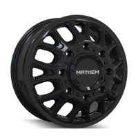 Mayhem 8107D Cogent Dually 17x6.5 / 8x210 BP / 125mm Offset / 154.2mm Hub Gloss Black Wheel