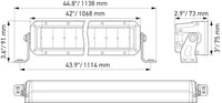 Hella Universal Black Magic 40in Tough Double Row Light Bar - Spot & Flood Light