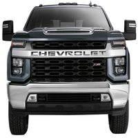 Putco 19-20 Chevy Silverado LD - Grille Letters - Black Platinum Chevrolet Letters