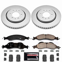 Power Stop 07-09 Ford Expedition Front Z23 Coated Brake Kit