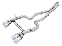 AWE Tuning BMW F8X M3/M4 Track Edition Cat-Back Exhaust - Chrome Silver Tips