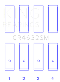 King Engine Bearings Nissan Hr15/16DE (Size +0.75mm) Connecting Rod Bearing Set