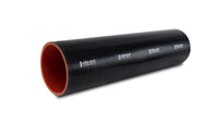 Vibrant Silicone Straight Hose Coupler 0.75in ID x 12.00in Long - Gloss Black