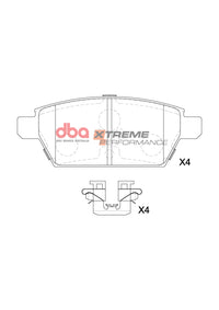 DBA 06-12 Ford Fusion XP Performance Rear Brake Pads
