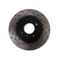 BLOX Racing Slotted And Cross-Drilled Rotor Left Side