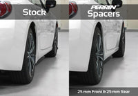 PERRIN 02-14 Subaru WRX / 2004 STI / 13-26 BRZ & Toyota GR86 30mm Wheel Spacers 5x100 56mm CB - Pair