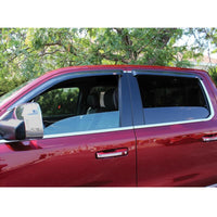 Westin 2019 RAM 1500 Crew Cab (Non Classic) Slim Wind Deflector 4pc - Smoke