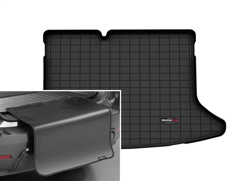 WeatherTech 2020+ Kia Niro Cargo With Bumper Protector - Black