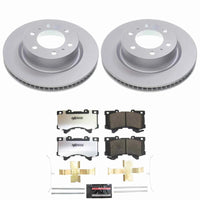 Power Stop 24-25 Toyota Tacoma Front Z36 Coated Truck & Tow Brake Kit