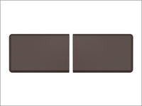 WeatherTech Comfort Mat Connect End Mats 24 x 36in. (2 Qty) Carbon Fiber - Cocoa