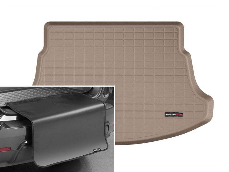WeatherTech 2019+ Lexus UX w/o Trunk Mounted Subwoofer Cargo Liner w/ Bumper Protector - Black