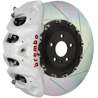 Brembo 19+ Z4 20+ Supra Front GT BBK 6 Piston Cast 380x34 2pc Rotor Slotted Type1-White