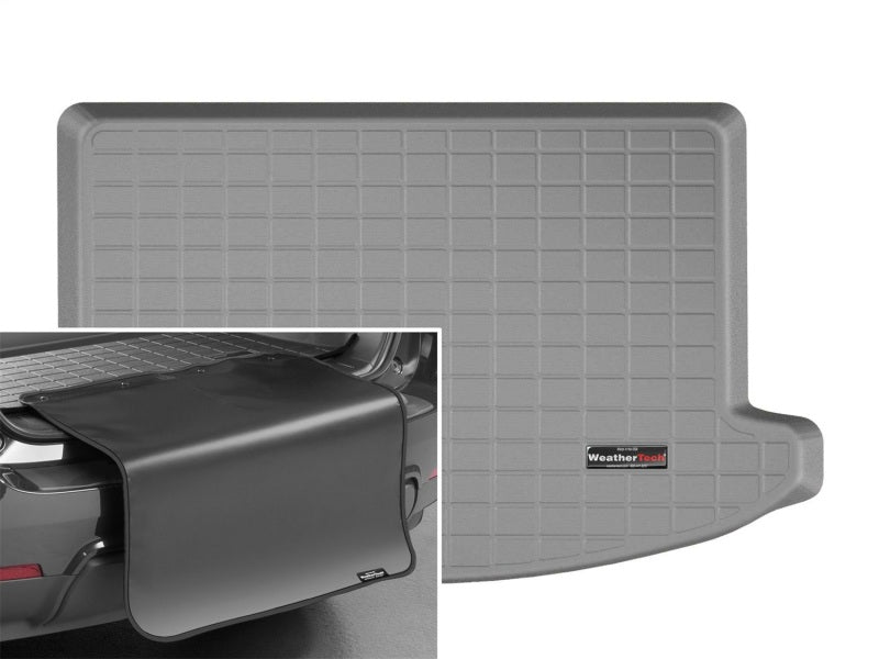 WeatherTech 07-14 Jeep Wrangler Cargo Liner w/Bumper Protector - Grey