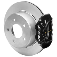 Wilwood 88-98 Chevy Silverado Forged Dynalite 12.19x0.81 Plain Rear Drum to Disc Conv. - Black