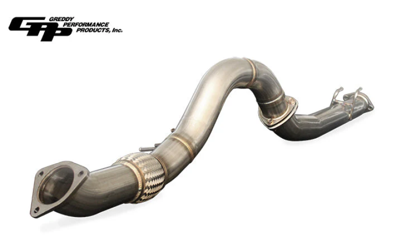 GReddy 2017+ Honda Civic Type R EXR 3in Front Over Pipe & Mid Pipe Combo
