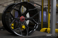 Vossen x Novitec NL4-5L 23x12in - 5x130 BP - ET15 - Gloss Black Lamborghini Urus Rear Wheel