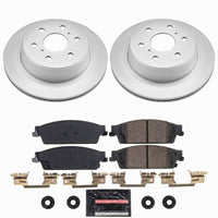Power Stop 15-20 Cadillac Escalade Rear Z23 Coated Brake Kit