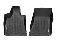 WeatherTech 2016+ Maserati Quattroporte Front FloorLiner - Black (1 Grommet Style)