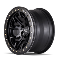 Dirty Life 9303 DT-1 17x9 / 8x170 BP / -12mm Offset / 130.8mm Hub Matte Black Wheel- Beadlock