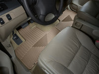 WeatherTech 05-10 Honda Odyssey Front Rubber Mats - Tan