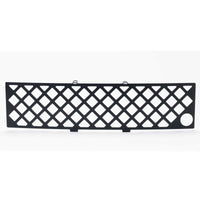 Putco 11-14 Ford F-150 - EcoBoost Bumper Grille Inserts - SS Black Diamond w/ Heater Plug Opening