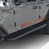 Westin 18-24 Jeep Wrangler (JL) Unlimited 4DR Outlaw Running Board - Textured Black