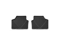 WeatherTech 06-12 BMW 3-Series Rear Rubber Mats - Black